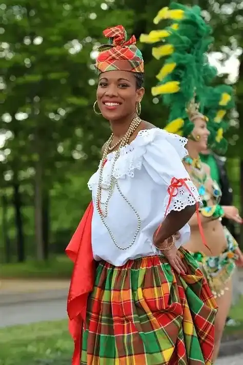 Traditional French-Creole Dress